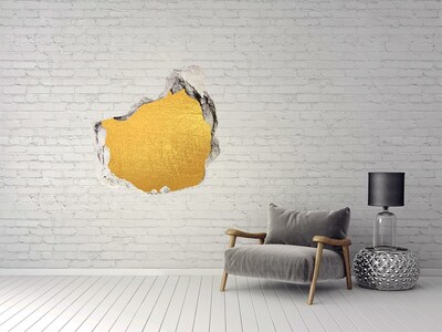 Fototapeta dziura na ścianę Złota folia tło