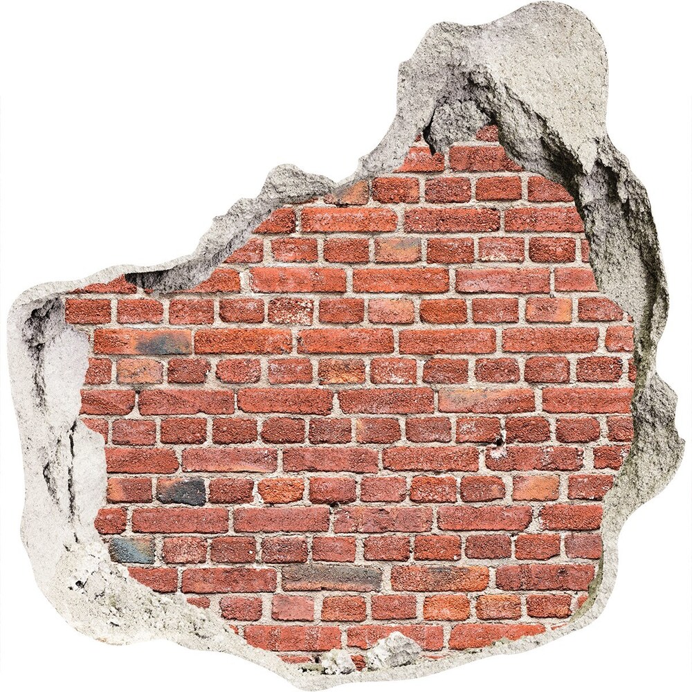 Fotoobraz dziura na ścianę Ceglana ściana
