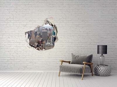 Fototapeta dziura na ścianę 3d Nowy Jork