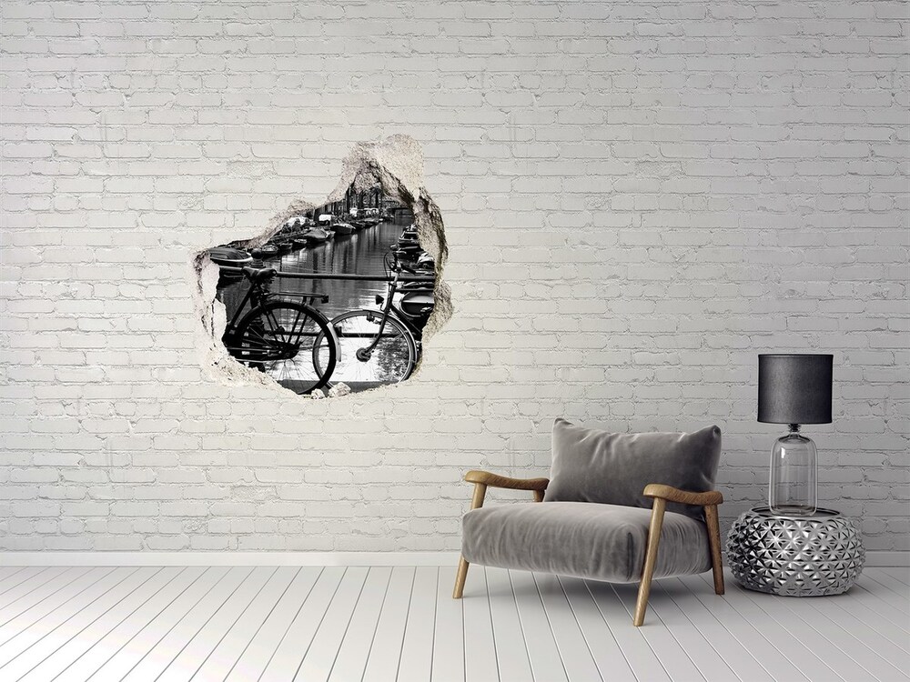 naklejka fototapeta 3D widok Rowery Amsterdam