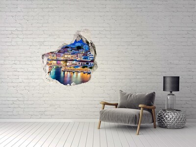 Fototapeta dziura na ścianę 3d Kreta Grecja