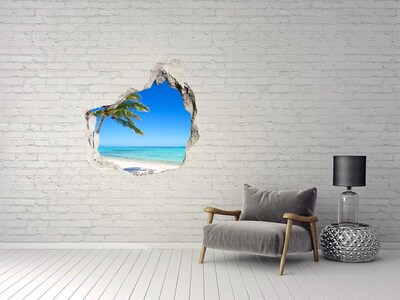 naklejka fototapeta 3D widok Tropikalna plaża