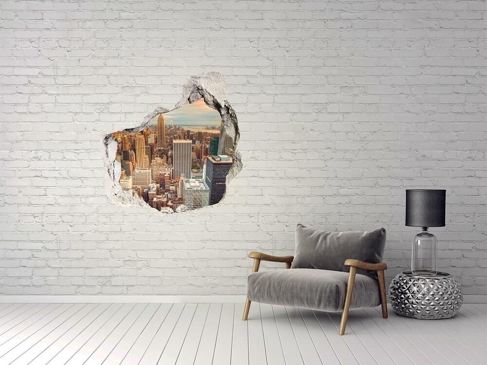 naklejka fototapeta 3D Nowy Jork lot ptaka