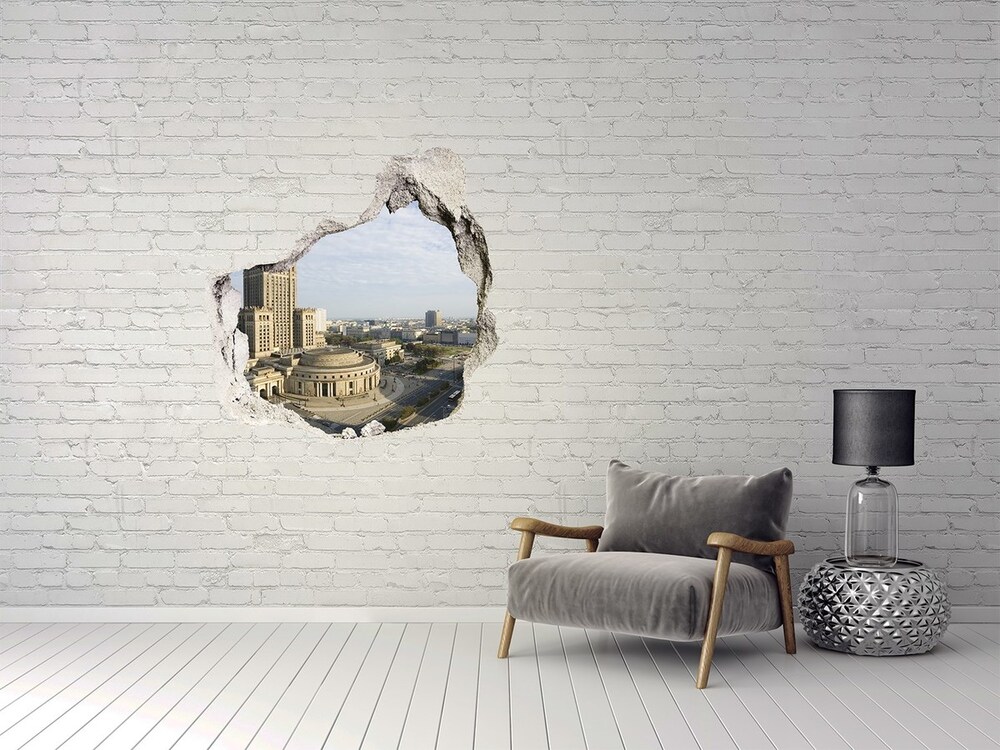 Fototapeta dziura na ścianę 3d Pałac Kultury