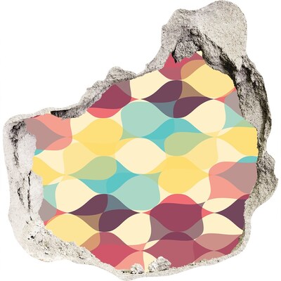 Fotoobraz dziura na ścianę Geometryczne tło