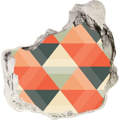 Fotoobraz dziura na ścianę Geometryczne tło