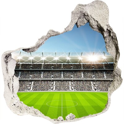 Samoprzylepna dziura na ścianę naklejka Stadion
