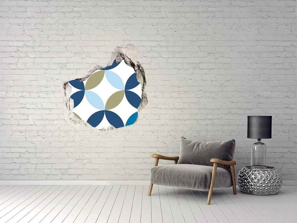Fotoobraz dziura na ścianę Geometryczne tło