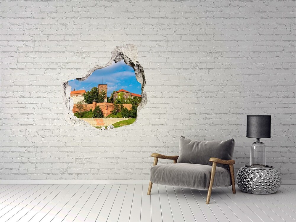 Fototapeta dziura na ścianę 3d Kraków Polska