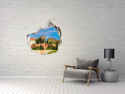 Fototapeta dziura na ścianę 3d Kraków Polska