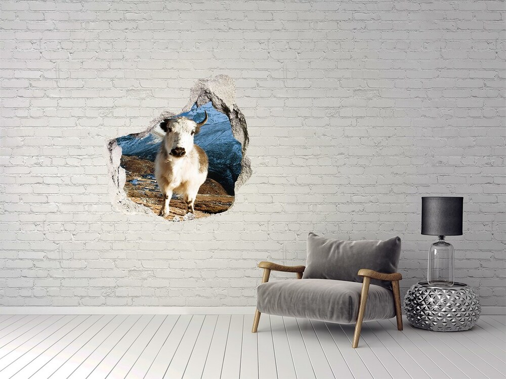 Dziura 3d fototapeta naklejka Jak góry