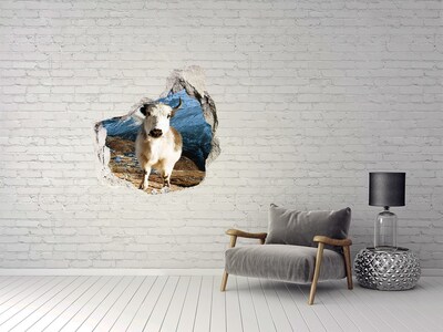 Dziura 3d fototapeta naklejka Jak góry