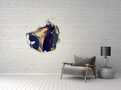 Dziura 3d fototapeta Siodło ze strzemionami