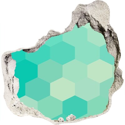 Fotoobraz dziura na ścianę Geometryczne tło