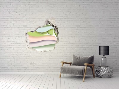 Dziura 3d fototapeta naklejka Abstrakcja drzewo