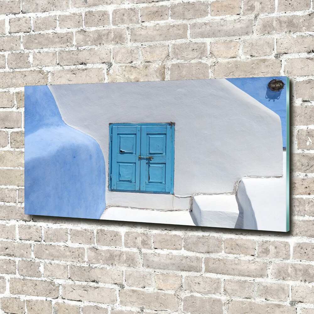 Foto obraz szkło akryl Santorini Grecja