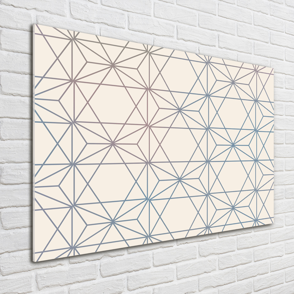 Foto obraz szkło akryl Geometryczne tło