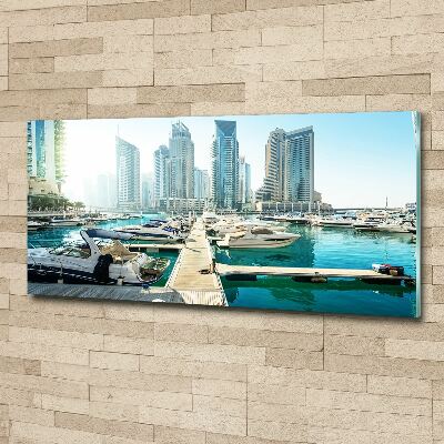 Foto obraz szkło akryl Marina w Dubaju