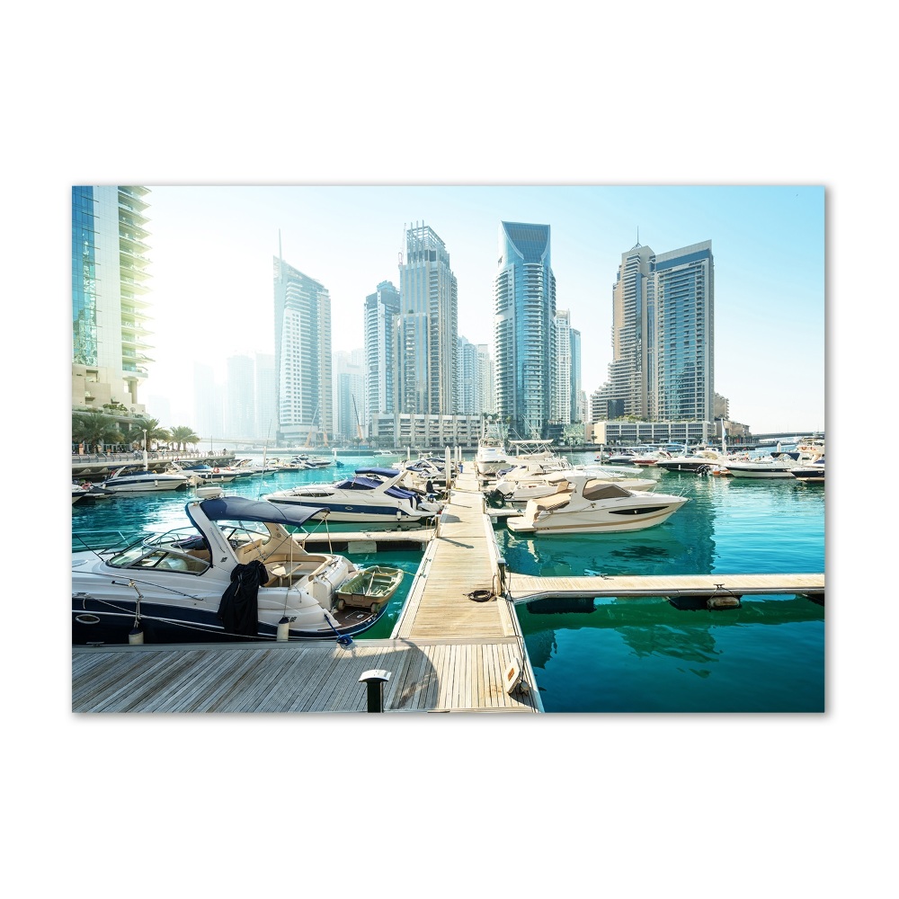 Foto obraz szkło akryl Marina w Dubaju