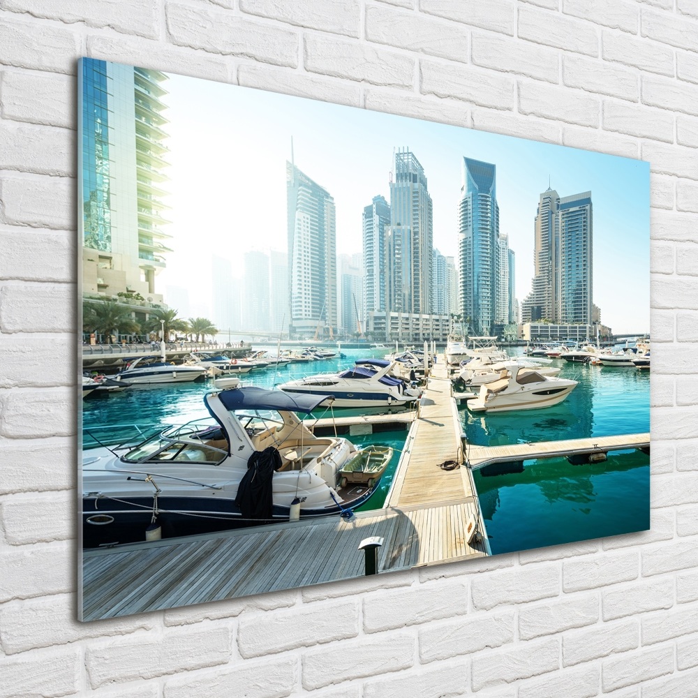 Foto obraz szkło akryl Marina w Dubaju