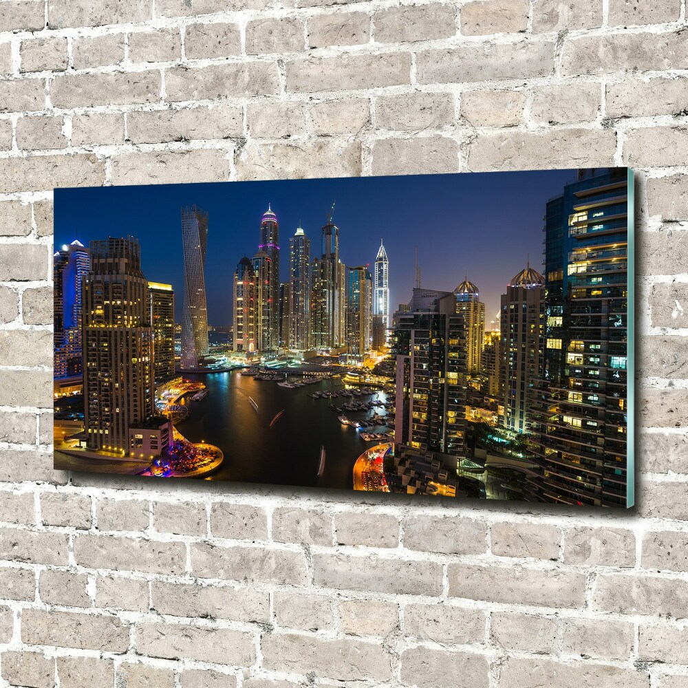 Foto obraz szkło akryl Marina w Dubaju