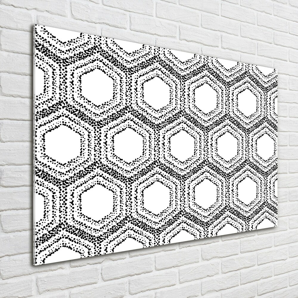 Foto obraz szkło akryl Geometryczne tło