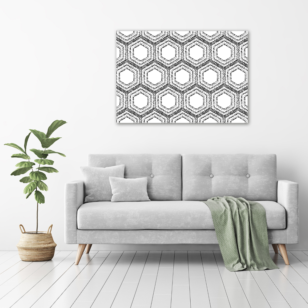 Foto obraz szkło akryl Geometryczne tło