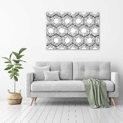 Foto obraz szkło akryl Geometryczne tło