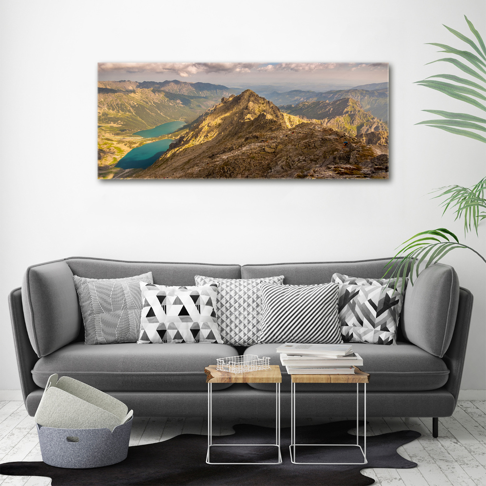Foto obraz szkło akryl Morskie oko Tatry