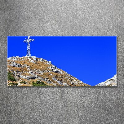 Foto obraz szkło akryl Giewont Tatry
