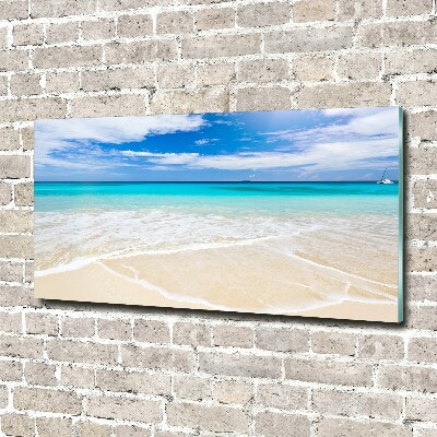 Foto obraz szkło akryl Tropikalna plaża