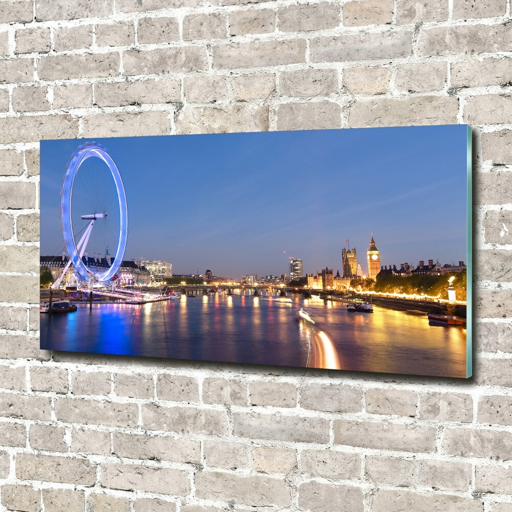 Foto obraz szkło akryl London Eye Londyn
