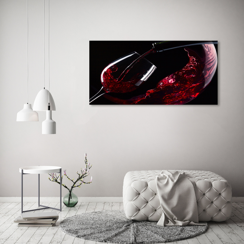 Obraz zdjęcie szkło akryl Czerwone wino