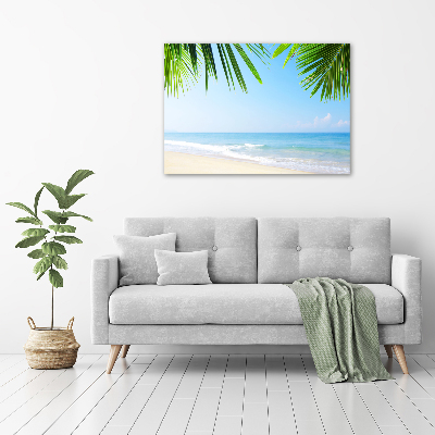 Foto obraz szkło akryl Tropikalna plaża