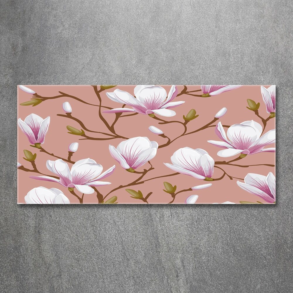 Obraz zdjęcie na ścianę akryl Magnolia