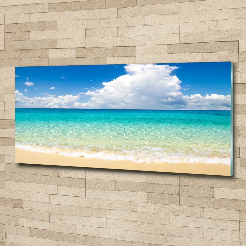 Foto obraz szkło akryl Rajska plaża