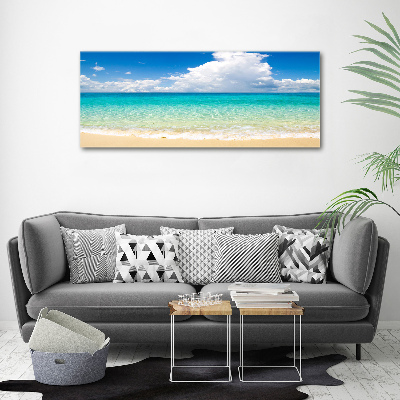 Foto obraz szkło akryl Rajska plaża