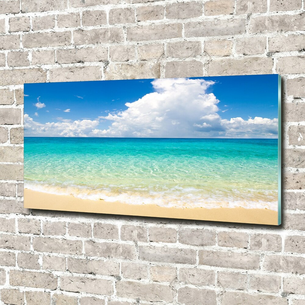 Foto obraz szkło akryl Rajska plaża