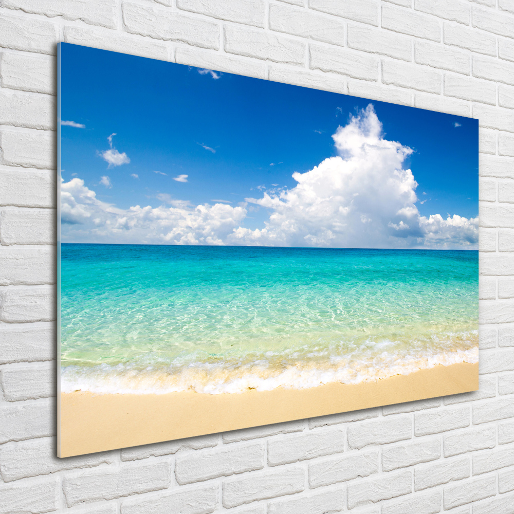 Foto obraz szkło akryl Rajska plaża