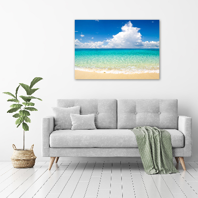 Foto obraz szkło akryl Rajska plaża