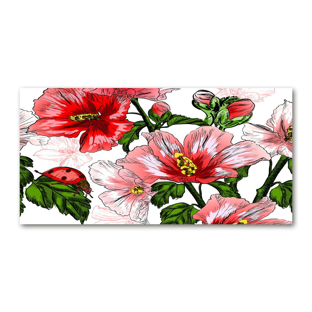 Obraz zdjęcie na ścianę akryl Hibiskus