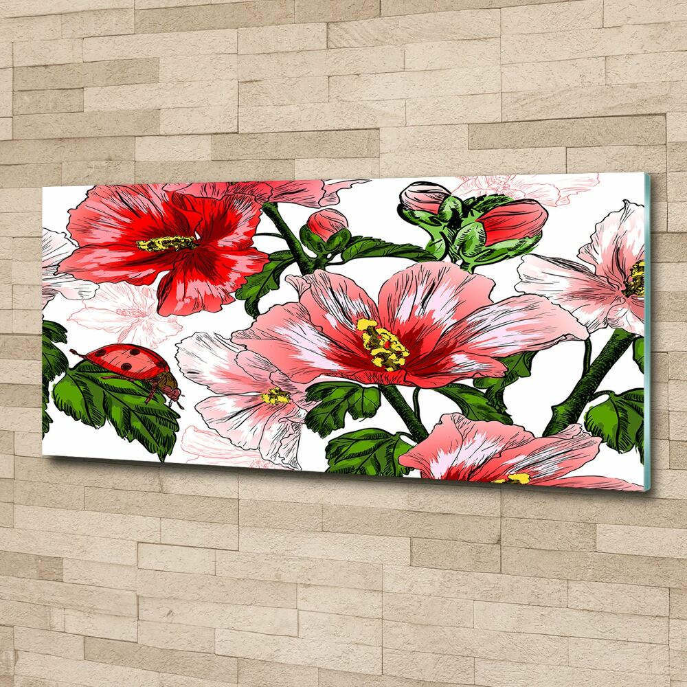 Obraz zdjęcie na ścianę akryl Hibiskus