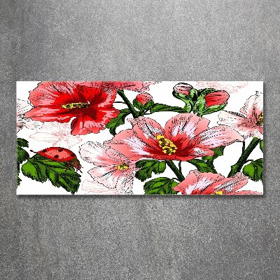 Obraz zdjęcie na ścianę akryl Hibiskus