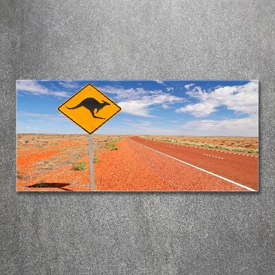 Foto obraz szkło akryl Droga w Australii