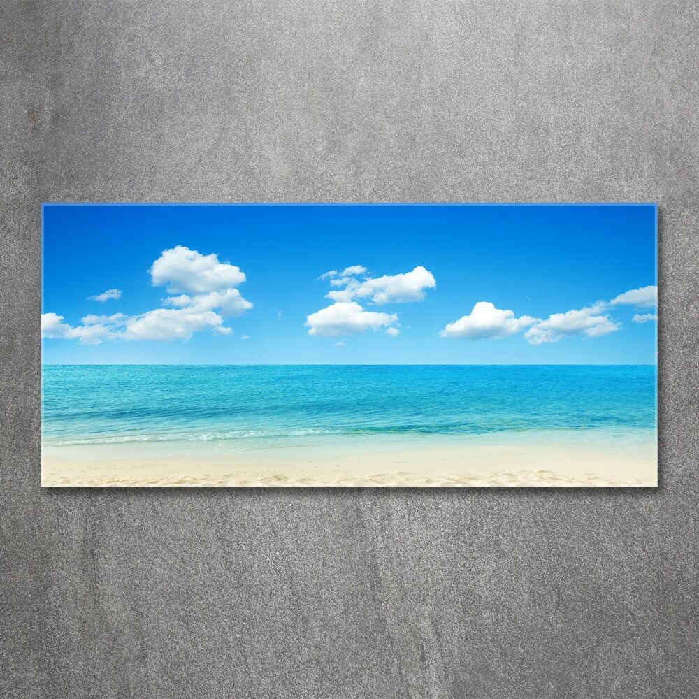 Foto obraz szkło akryl Rajska plaża