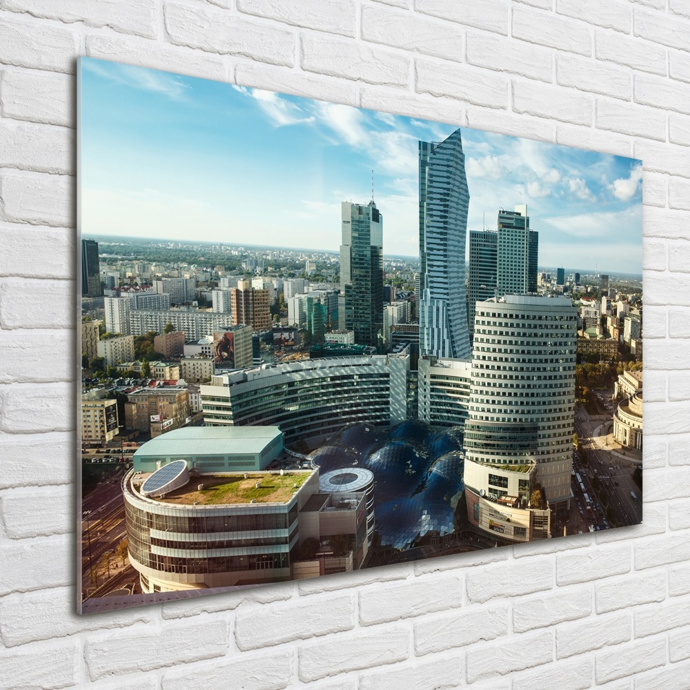 Foto obraz szkło akryl Warszawa Polska