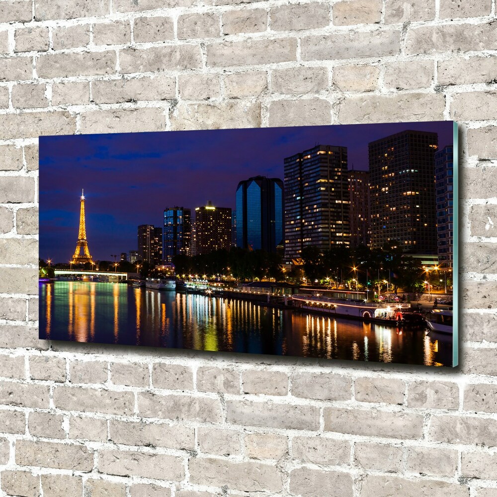 Foto obraz na ścianę akryl Paryż nocą