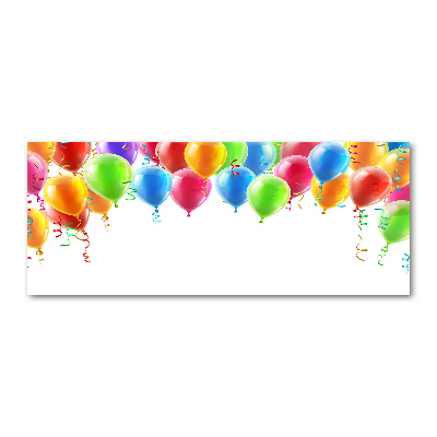 Foto obraz szkło akryl Kolorowe balony