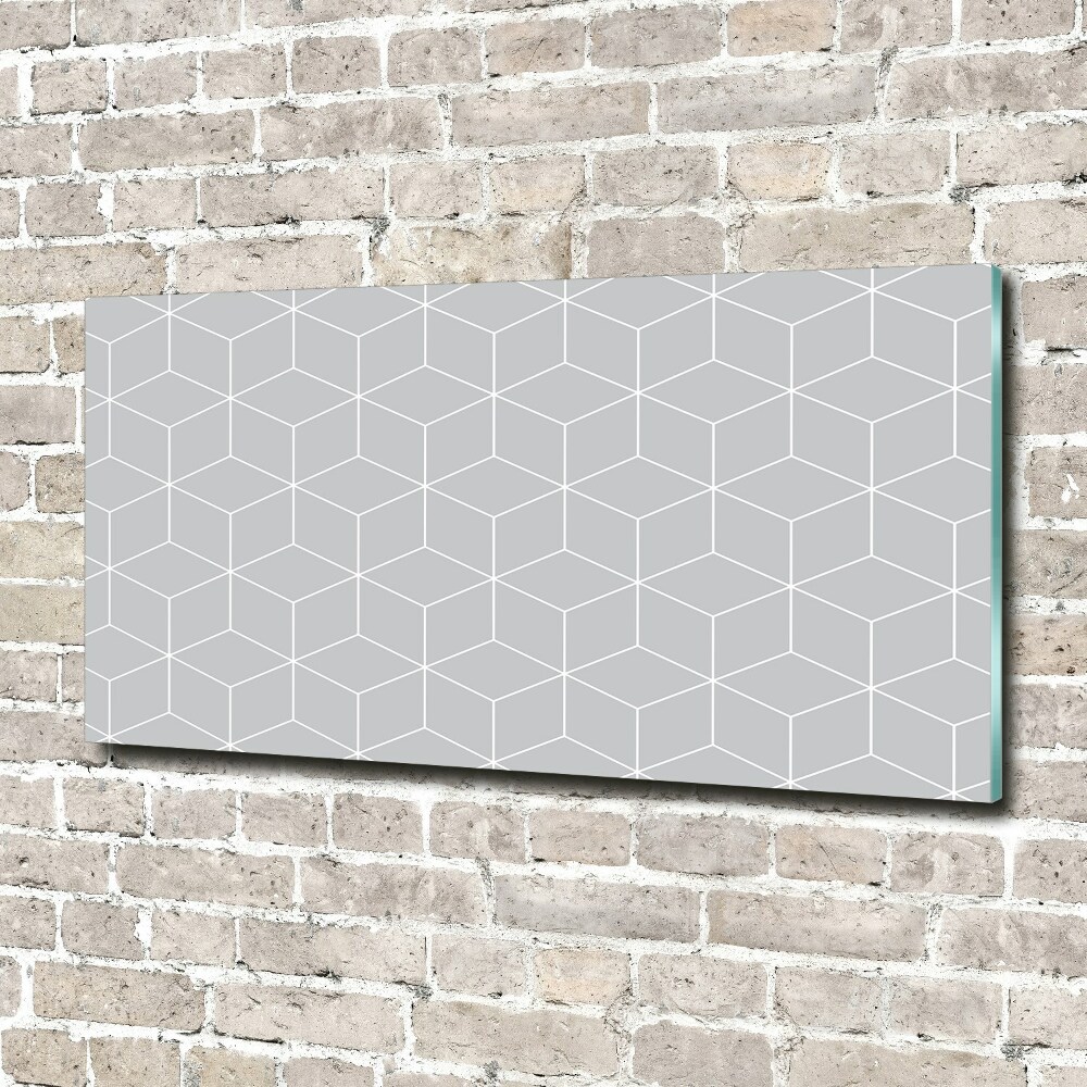 Foto obraz szkło akryl Geometryczne tło