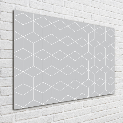 Foto obraz szkło akryl Geometryczne tło